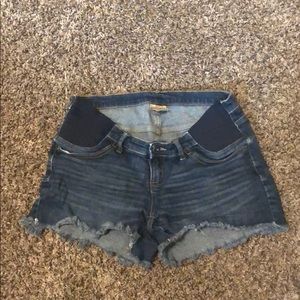 Maternity Jean shorts.